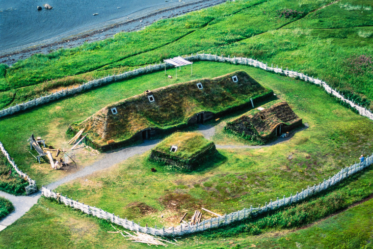 Image: reconstructed Norse longhouse