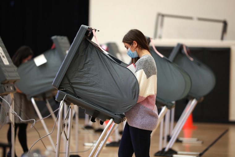 Image: Texas Residents Cast Ballots For 2020 U.S. Presidential Election