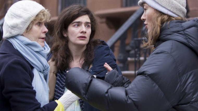 Gaby Hoffmann, center, in "Lyle."