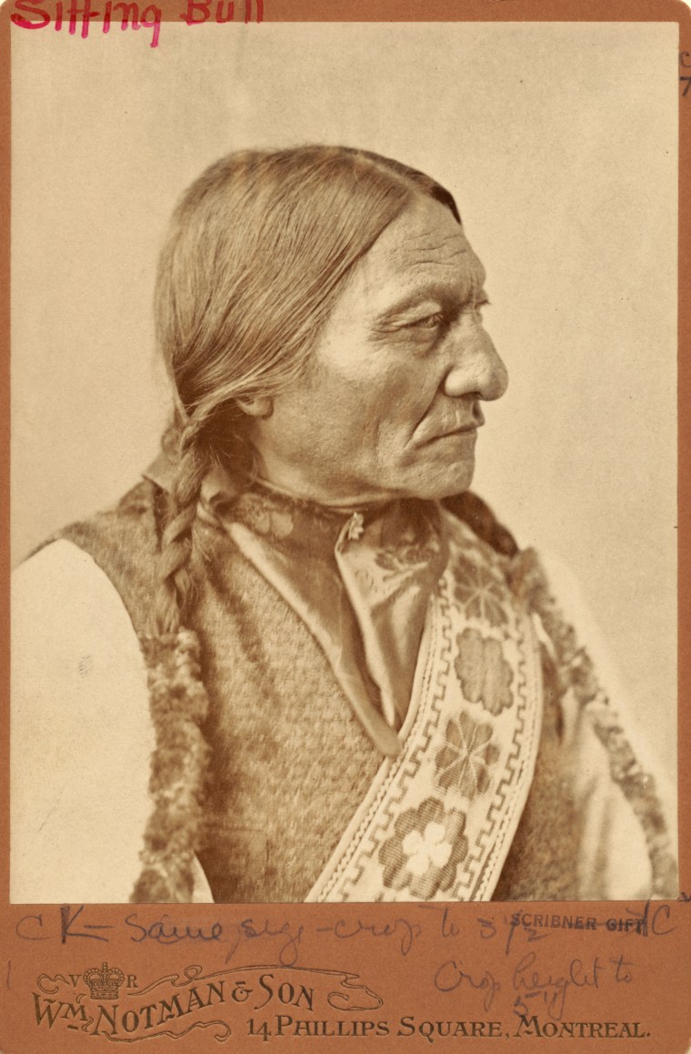 Sitting Bull circa 1885.