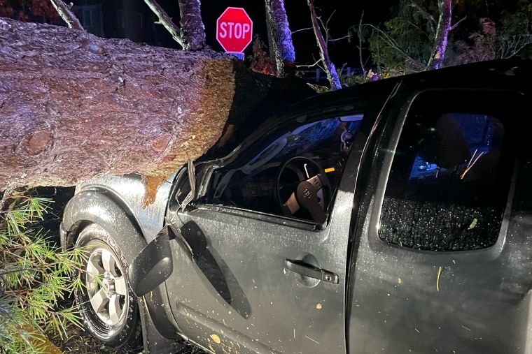 The fire department in Duxbury said that "many roads are impassable" and that it was "handling a very high volume of emergency calls."