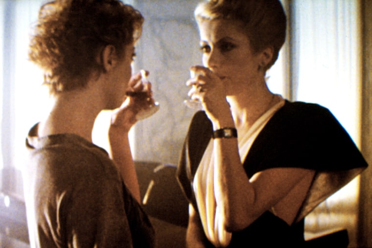 Susan Sarandon and Catherine Deneuve in "The Hunger."