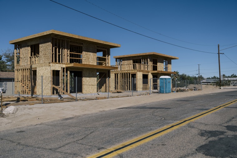 New construction in the Morongo Valley.