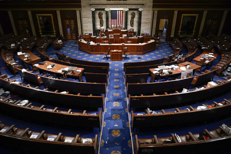 La Cámara de Representantes del Congreso, en una imagen tomada en enero de 2021.