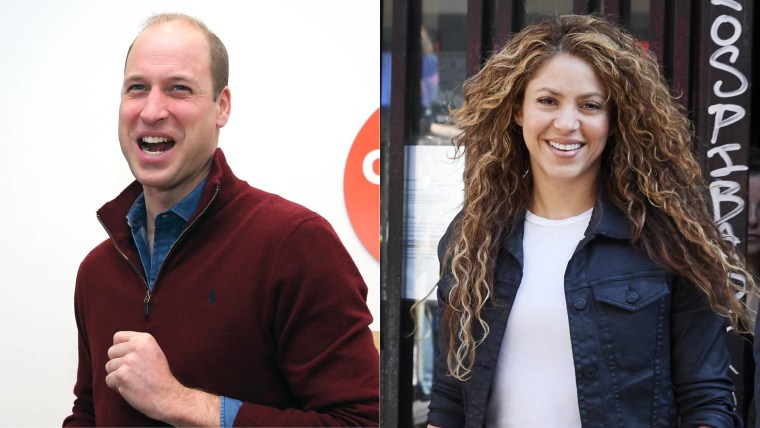 El príncipe William halagó a Shakira