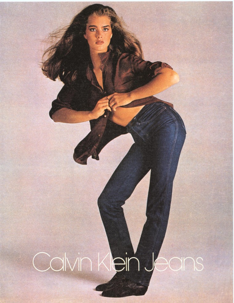 Brooke shields model calvin on sale klein