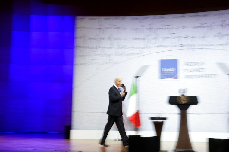 El presidente, Joe Biden, en la cumbre del G20 en Roma, el domingo 31 de octubre de 2021.