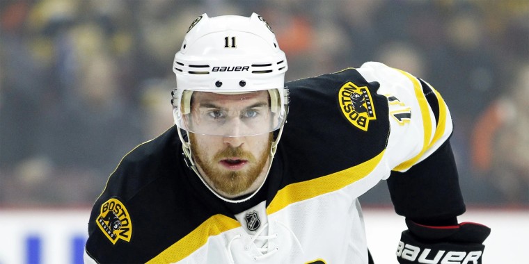 Jimmy Hayes time in the NHL included a stint with the Boston Bruins.