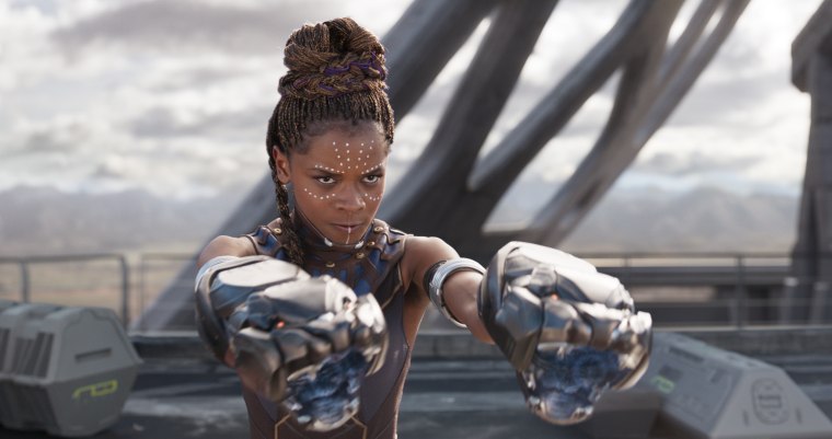 Letitia Wright in "Black Panther."null
