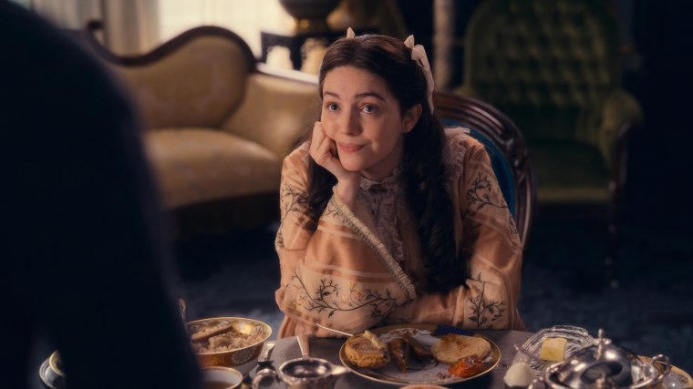 Ella Hunt in season three of "Dickinson."