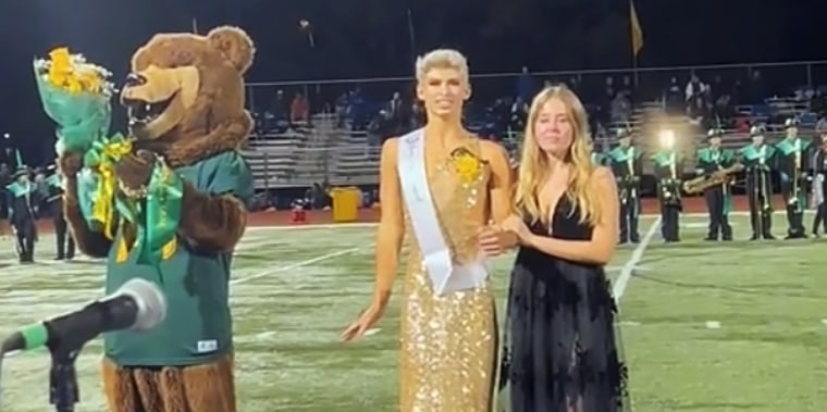 Zachary Willmore is the first boy to win the homecoming queen title at Rock Bridge High School.