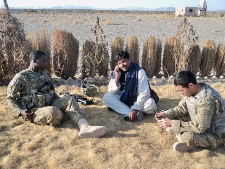 Image: Sean Brandon in Afghanistan.