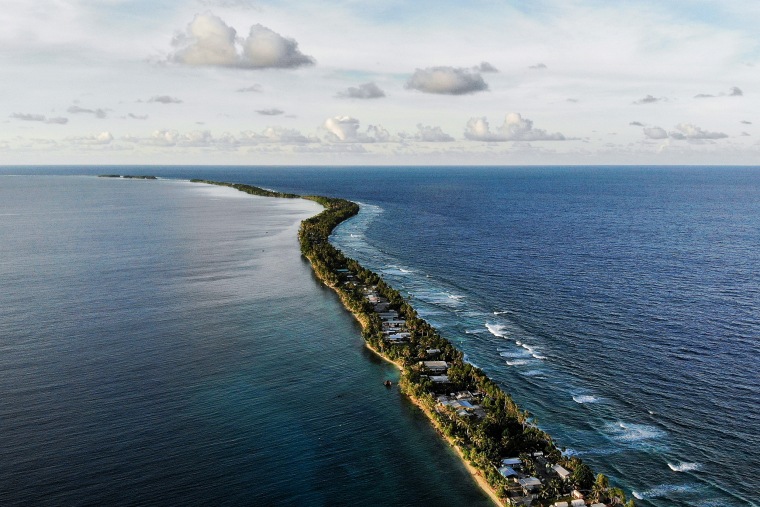 Rising Sea Levels Threaten Coral Atoll Nation Of Tuvalu
