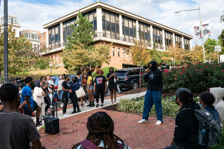 Image: Howard University protest