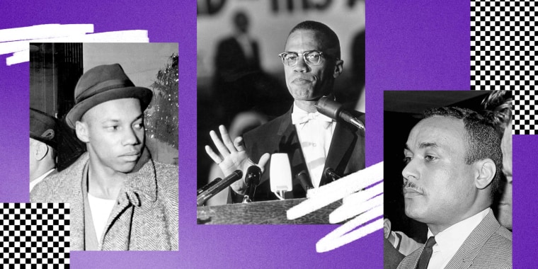 Photo Illustration: Malcolm X and the men accused of assassinating him