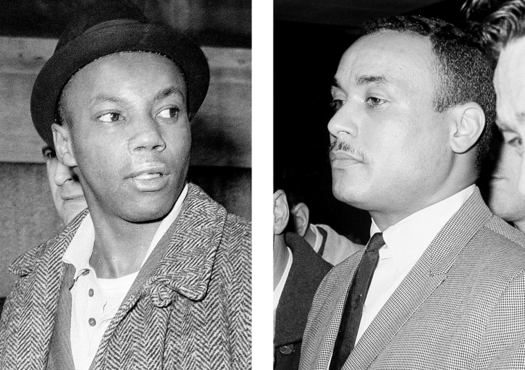 Muhammad A. Aziz, then known as Norman 3X Butler, left; and Khalil Islam, then known as Thomas 15X Johnson, in 1965.
