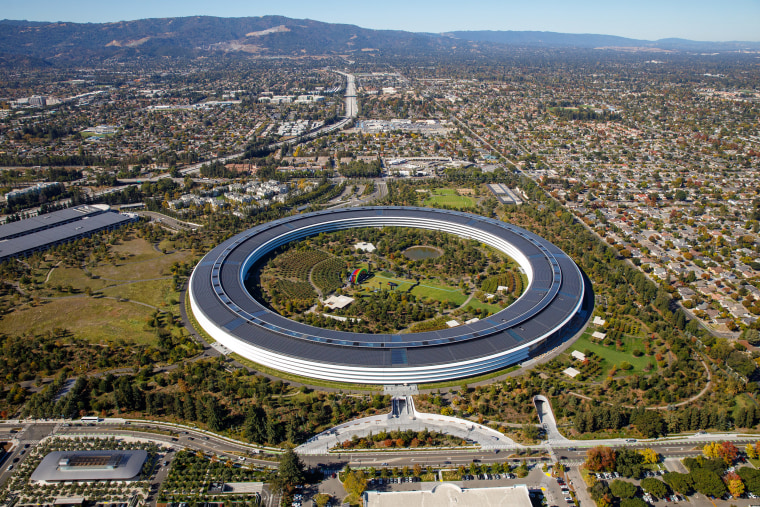 Image: The Apple Park campus in Cupertino, Calif.