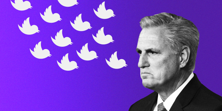 Photo Illustration: Rep. Kevin McCarthy is attacked. bya Twitterstorm