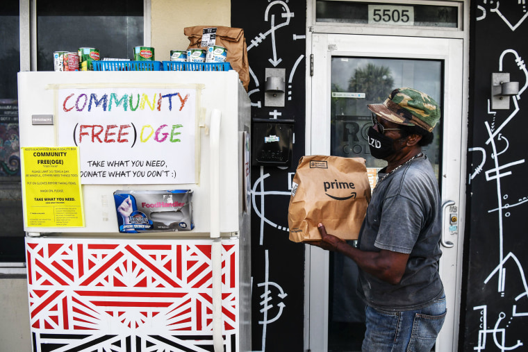 Image: A community fridge in Miami.