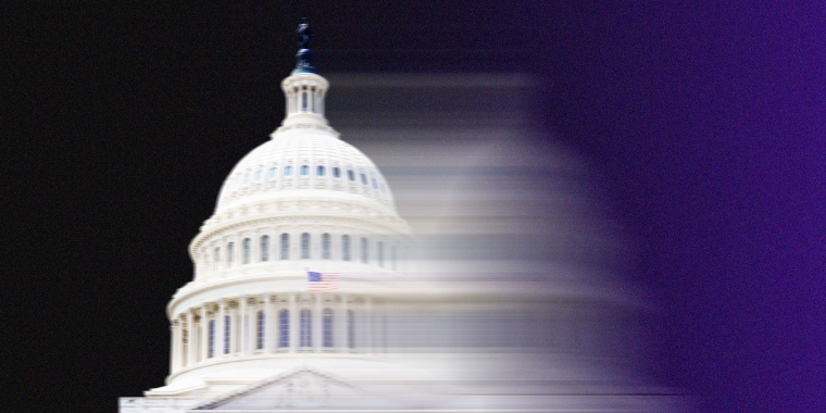 Photo Illustration: The US Capitol backslides towards darkness