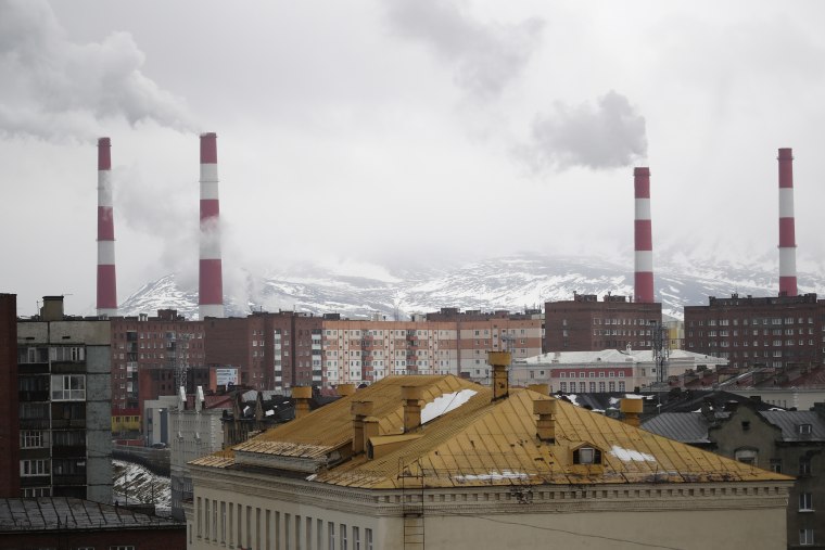 Image: The Norilsk power plant No 1 supplies electricity to industrial enterprises of the Norilsk Nickel company, the world's largest producer of palladium and one of the largest producers Nickel, platinum and copper.