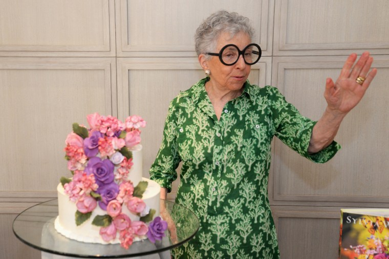 Image: Sylvia Weinstock at "The Art Of Cake-Decorating: A Master Class" during the Food Network South Beach Wine & Food Festival in  Miami on Feb. 23, 2014.