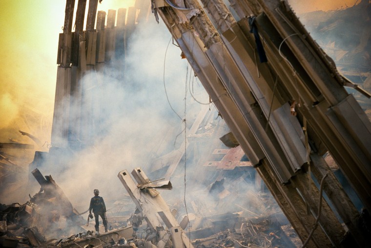 Image: The Rubble of the World Trade Center on September 12, 2001