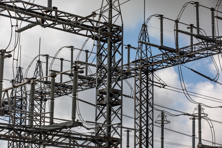 The main switchyard at Vistra Corp.’s Midlothian Power Plant in Midlothian, Texas, is where the power produced is transformed into usable energy.