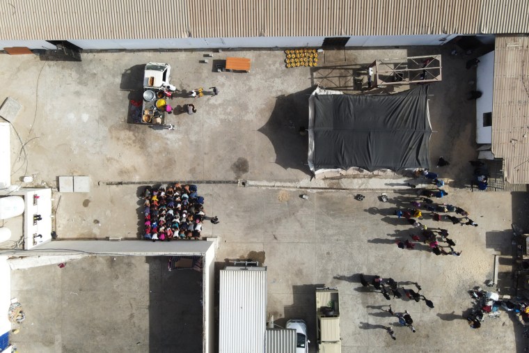 The Al-Mabani detention center in Libya on May 18, 2021.