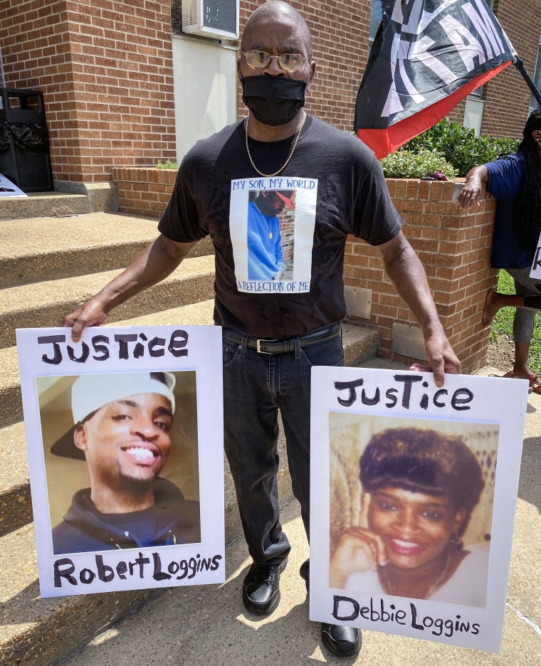 Robert Ford at a protest Aug. 21, 2021, outside the Grenada County Jail where his son died in November 2018.