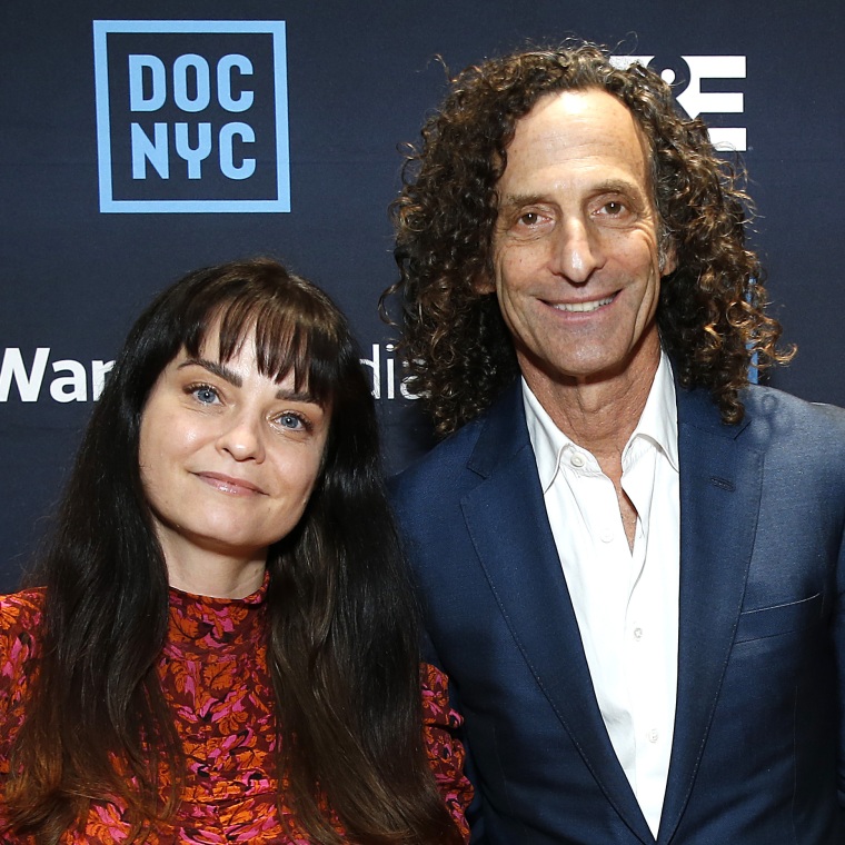 Image: Director Penny Lane and Kenny G at the premiere Doc NYC opening night of "Listening To Kenny G" in New York City on Nov. 10, 2021.