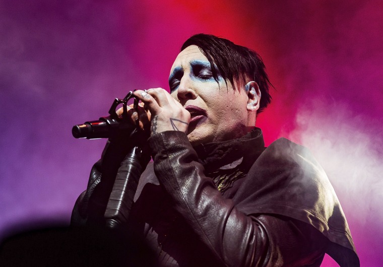 Marilyn Manson performs during the second annual Astroworld Festival at NRG Park on Nov. 9, 2019 in Houston, Texas.