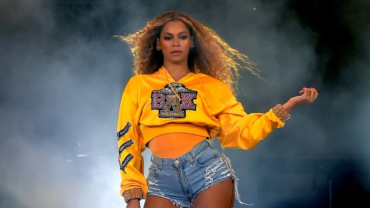Beyonce Knowles durante su presentación en Coachella en 2018