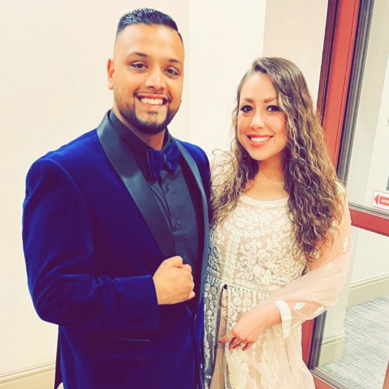 The family of Danish Baig, 27, said he was killed while trying to save his fiancée from being trampled at a Travis Scott show in Houston at which eight people died last week.