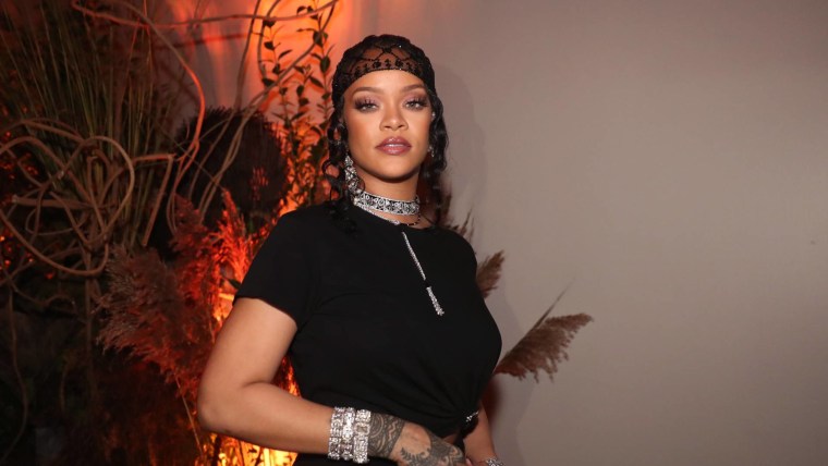 Rihanna en la fiesta posterior a la Met Gala en Nueva York