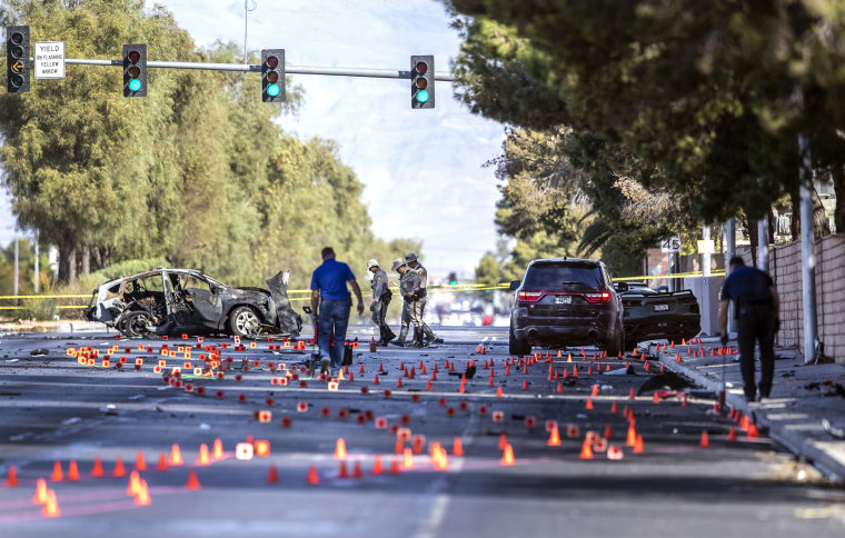 Las Vegas Metro Police investigators