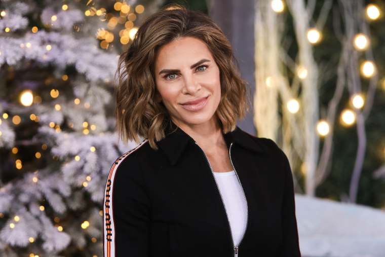 Jillian Michaels visits Hallmark Channel's "Home & Family" at Universal Studios Hollywood on December 22, 2020 in Universal City, California.