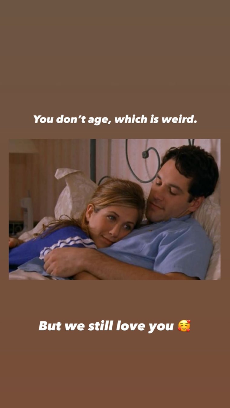 Jennifer Aniston reacts to Paul Rudd being named Sexiest Man Alive, image size:760x1350