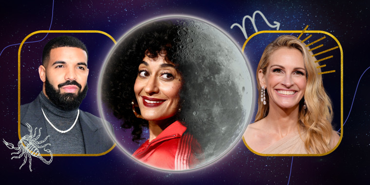 Scorpios, like Drake, Tracee Ellis Ross and Julia Roberts, are born between Oct. 23 and Nov. 21.