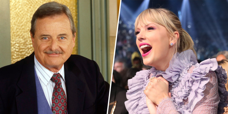 Swift was thrilled after actor William Daniels, who played Mr. Feeny on the 1990s sitcom "Boy Meets World," praised her latest album.