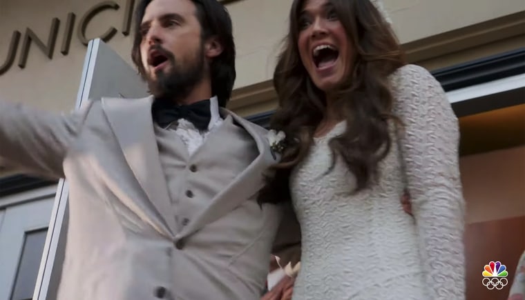 Jack (Milo Ventimiglia) and Rebecca (Mandy Moore) are seen celebrating on their wedding day in a new trailer for the final season of "This Is Us."