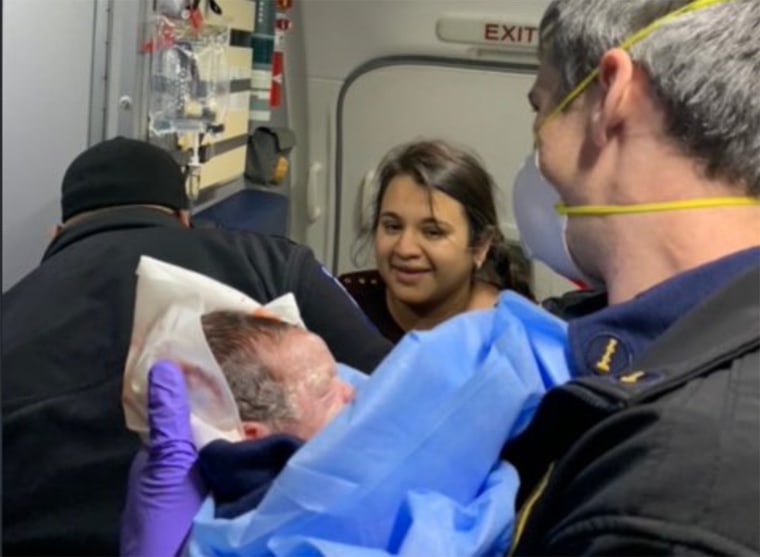 Liliana Castaneda Avilia wasn't due till Dec. 23 but her baby had other plans. The mom-to-be gave birth to a baby girl after going into labor during a flight to Atlanta on Nov. 14.