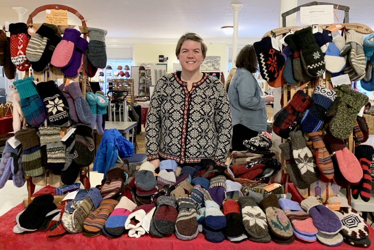 Jen Ellis, creator of the famous Sen. Bernie Sanders mittens, lives in Vermont with her 5-year-old daughter and her wife, Liz, and teaches second grade.