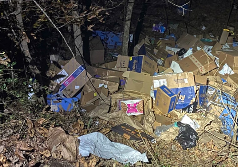 FedEx packages found in a ravine near Hayden, Ala.