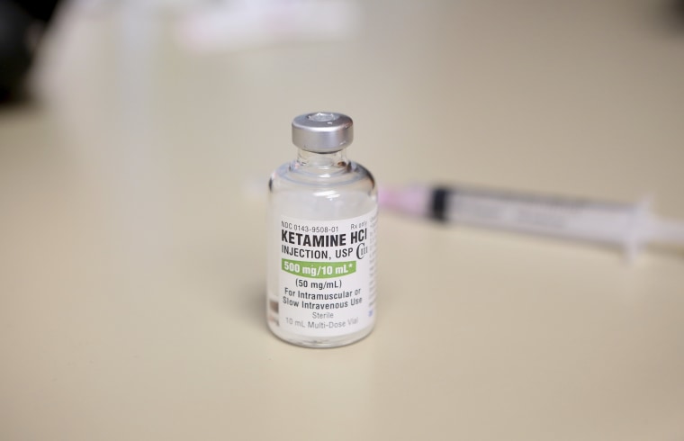 A vial of the drug ketamine in Chicago.