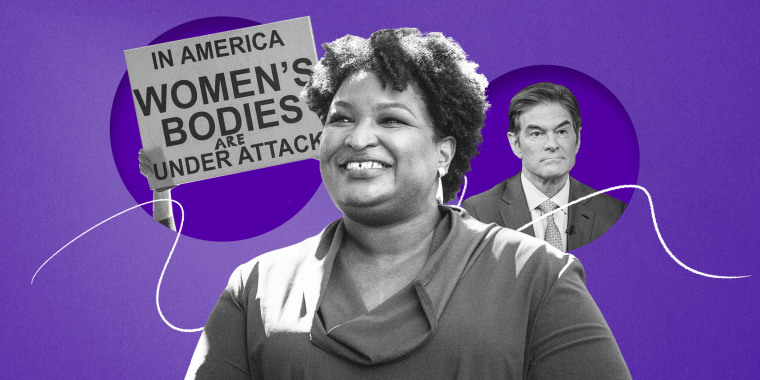 Photo Illustration: Headlines from the week included Stacey Abrams' gubernatorial announcement, Dr. Oz, and the Supreme Court's ruling on abortion rights