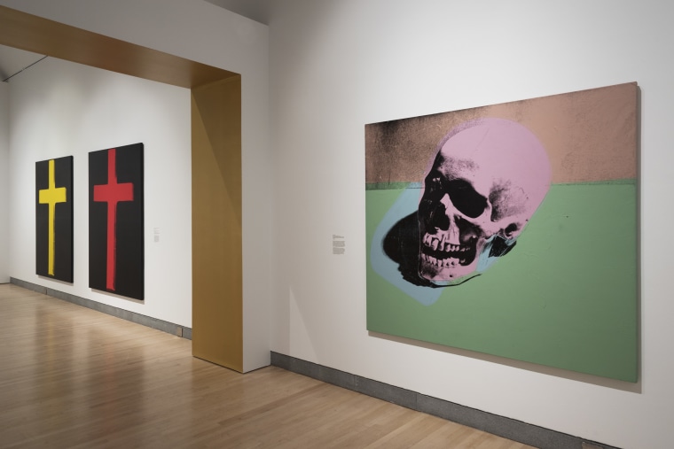 Installation view, Andy Warhol: Revelation. Brooklyn Museum Nov. 19, 2021 - June 19, 2022.