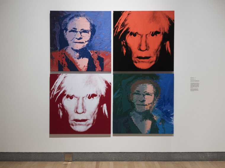 Installation view, Andy Warhol: Revelation. Brooklyn Museum Nov. 19, 2021 - June 19, 2022.