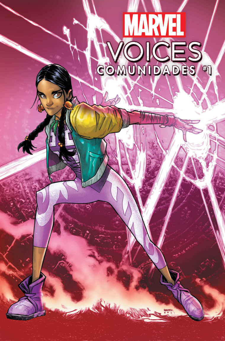 Mexican student Eva Quintero is superhero Eva, featured in "Comunidades." 