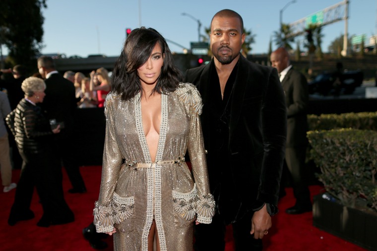 Image: Kim Kardashian and Kanye West